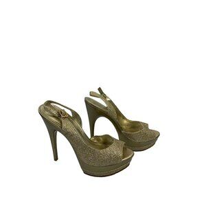 Pelle Moda Women's Gold Heels